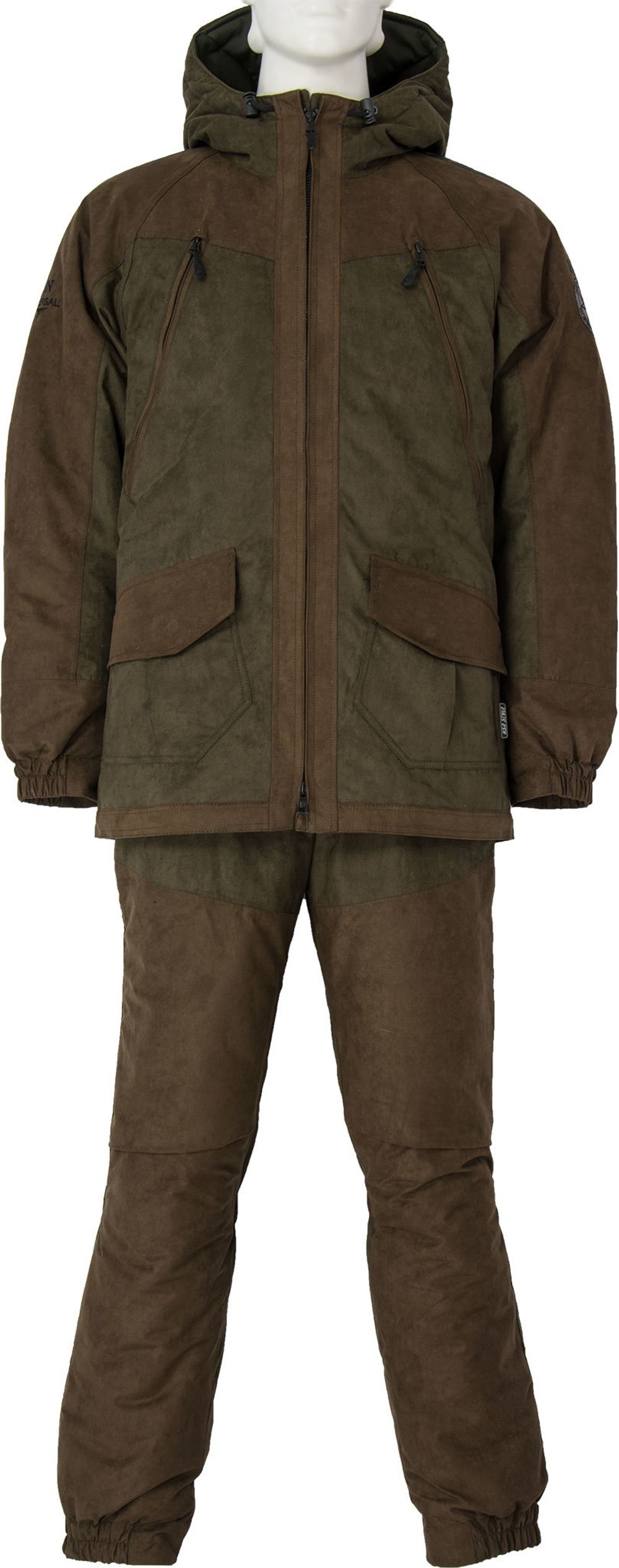 Костюм мужской демисезонный "Stalker Zamsha" -15 ХСН темный хаки