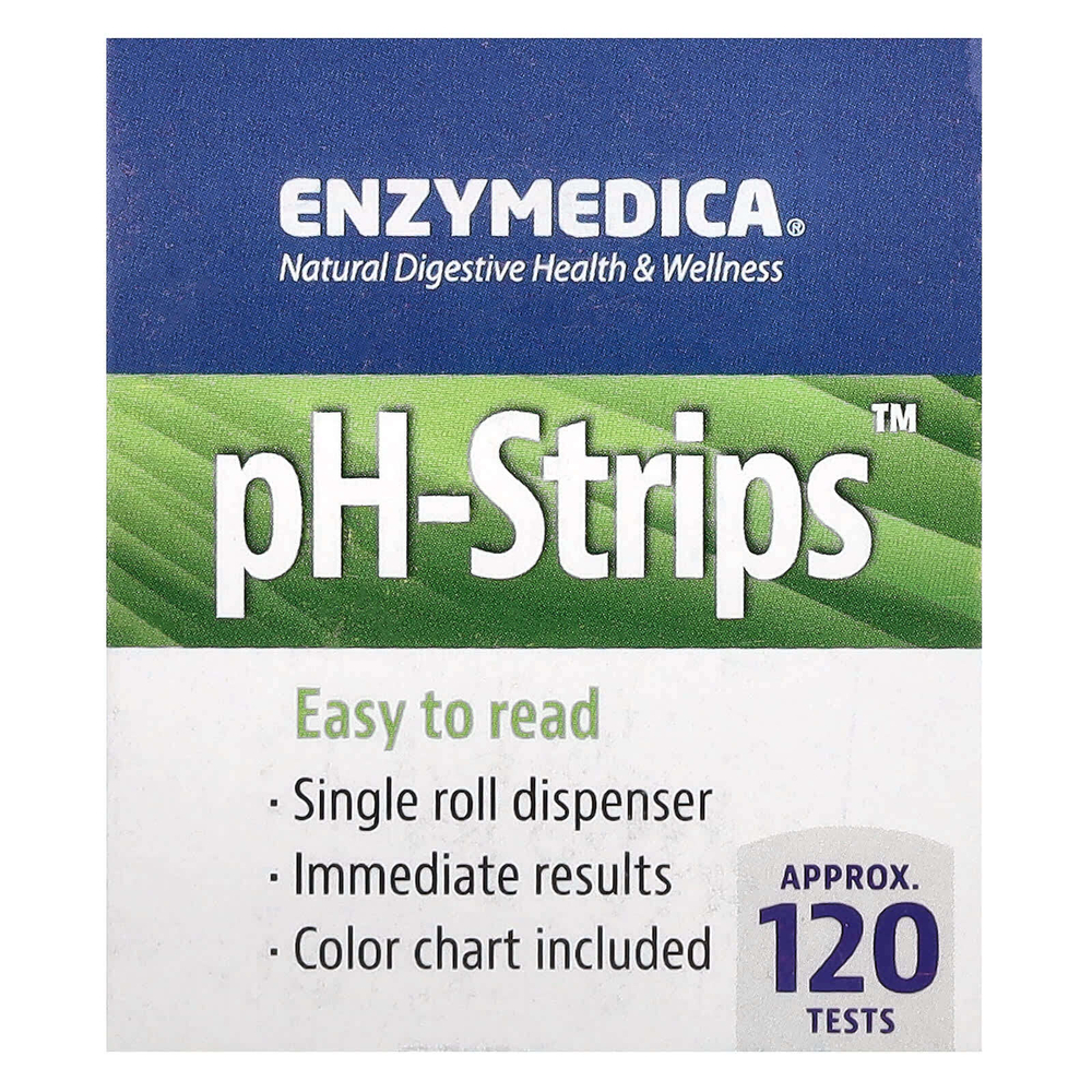 Enzymedica, pH-полоски, прибл. 120 тестов