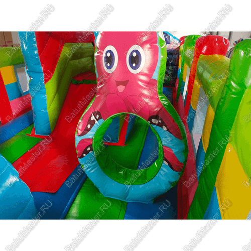 Коммерческий надувной батут "Морские обитатели 2"