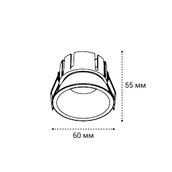 Встраиваемый светильник Italline IT06-6033 white 3000K