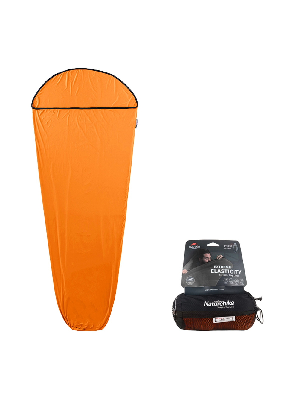 Вкладыш в спальный мешок Naturehike NH17N002-D оранжевый