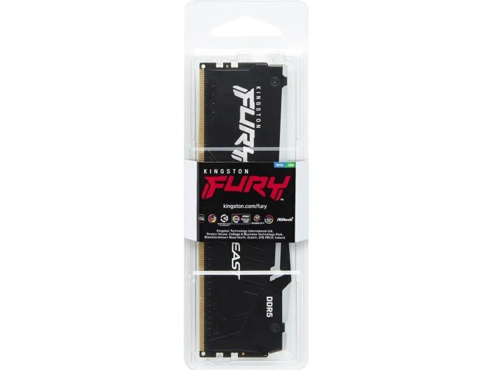 Оперативная память Kingston Fury Beast XMP KF560C30BBA-8, DDR5 1х 8ГБ 6000 МГц, DIMM, RTL