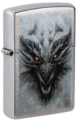 Зажигалка Zippo Dragon Design с покрытием Linen Weave (48732) 2