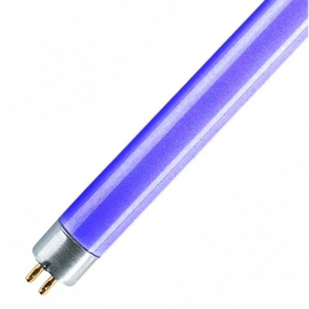 Люминесцентная линейная лампа T4 LT4 24W BLUE G5 синий Foton 425460