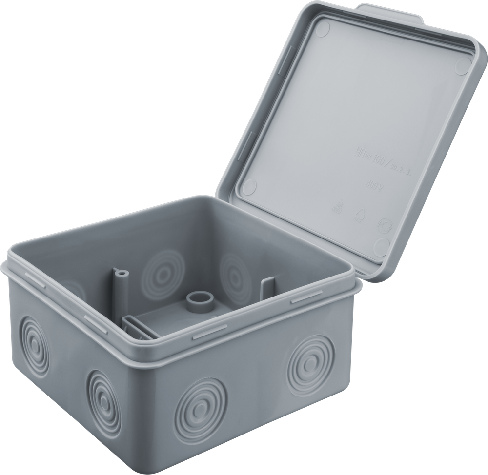 Коробка Navigator 93 758 NSS-DB-100-100-50-GR распаячная откр.монт.(без мембран)