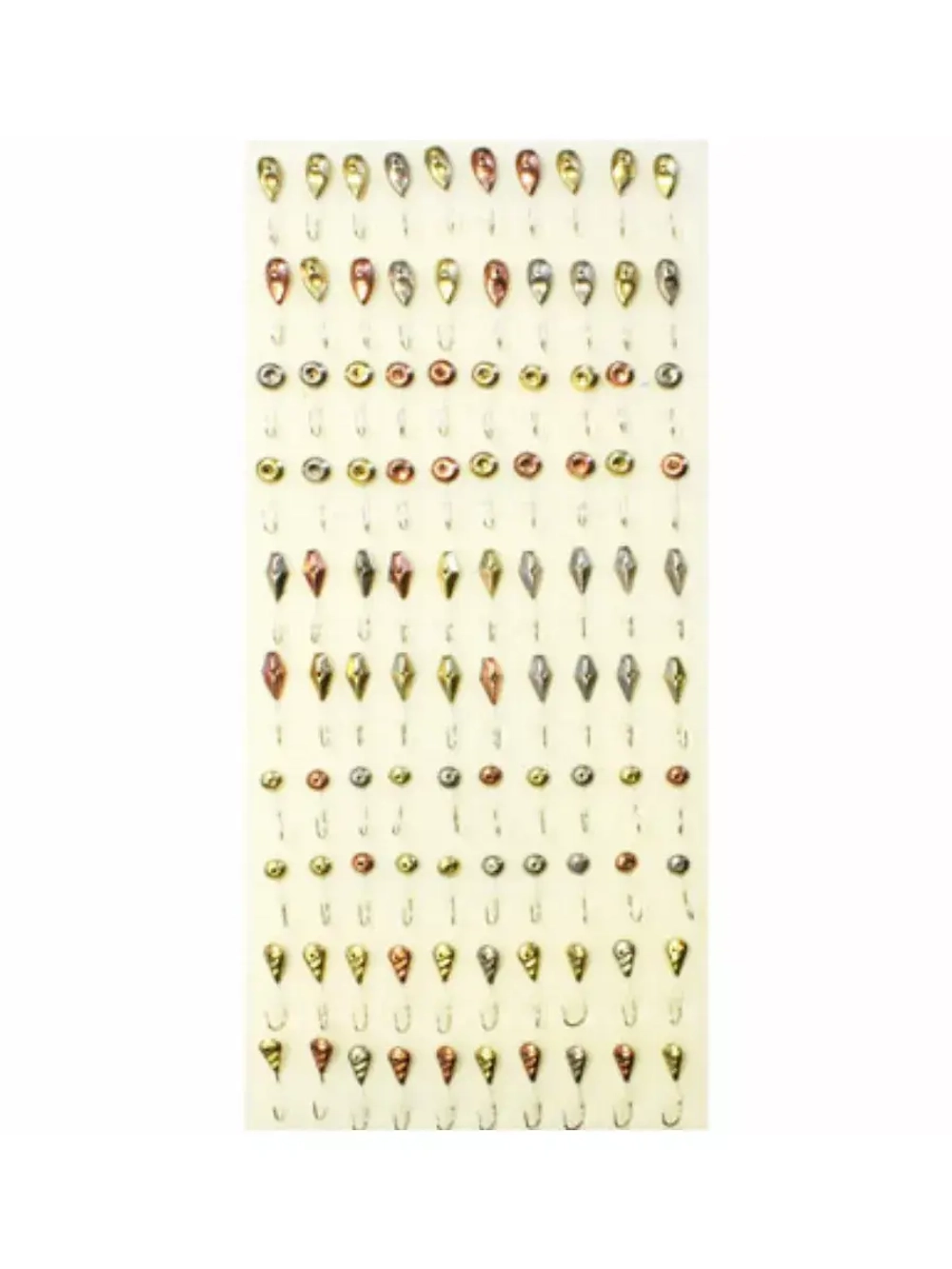 Мормышка металлическая паяная №35, крючок №06