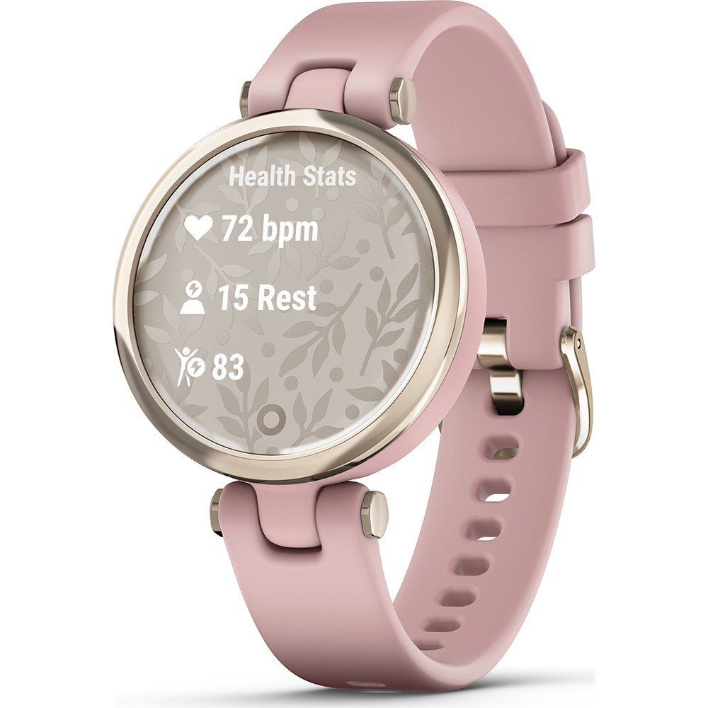 Часы Garmin Lily Cream Gold, Dust Rose, Silicone. 010-02384-13