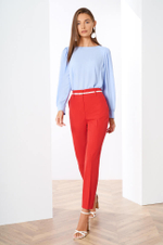 3830 Брюки женские (красный)