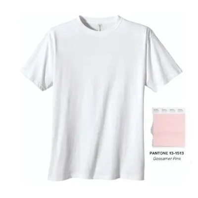 Футболка женская однотонная, розовый цвет, р-р 48