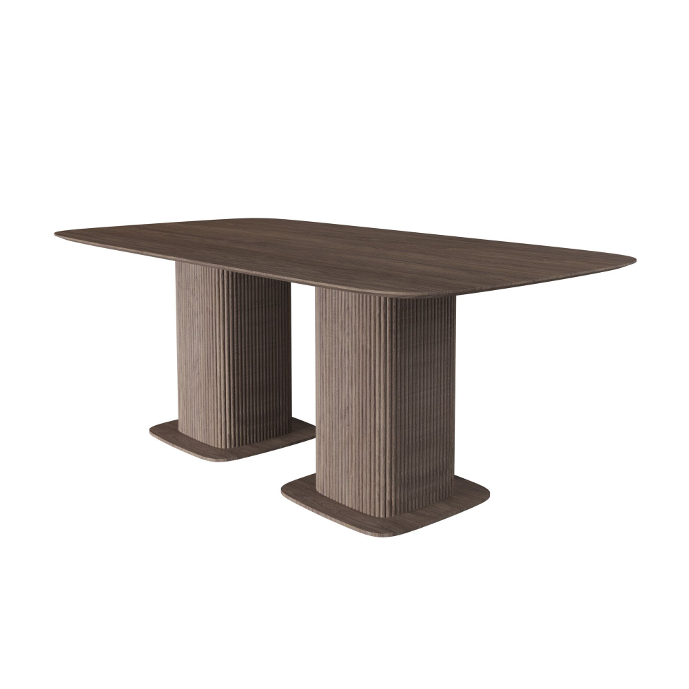 Стол прямоугольный Denver 270, шпон, две опоры дерево