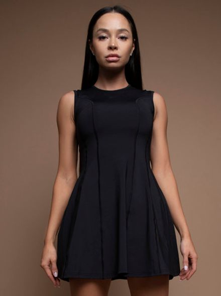 Платье с шортиками Tennis Black