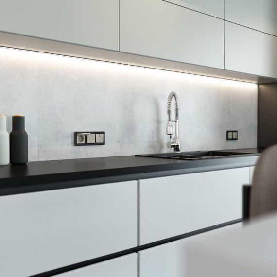 Перекрестный выключатель двухклавишный (дымчатый) W1223004/ a069460