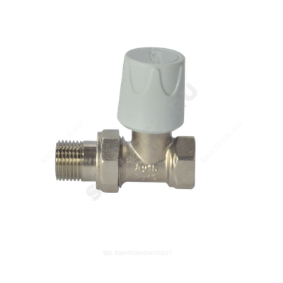 Клапан ручной регулировки Ду 20 Ру10 ВР прямой штуцер без уплотнения Ogint