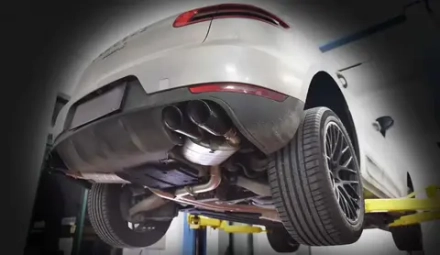 Спортивная выхлопная система с заслонками для Porsche Macan 95B.1 3.0T 2014-2018 Порше Макан