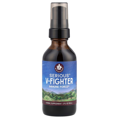 WishGarden Herbs, Serious ™ V-Fighter, 59 мл (2 жидк. Унции)