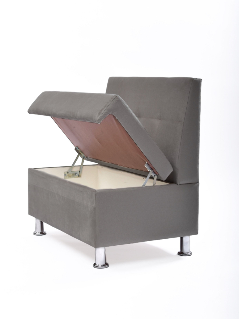 Стильный компактный диван Фабрики ОНИКС из практичного и износостойкого материала с оригинальным дизайном, вместительным ящиком для хранения, мягким наполнителем для дома, дачи и офиса