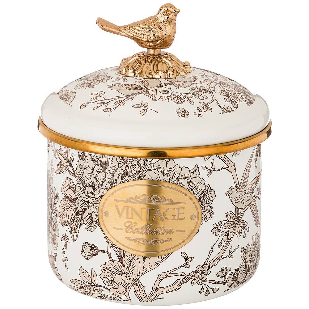 БАНКА ДЛЯ СЫПУЧИХ ПРОДУКТОВ AGNESS, СЕРИЯ ROYAL GARDEN 12 Х 9СМ / 1,0Л