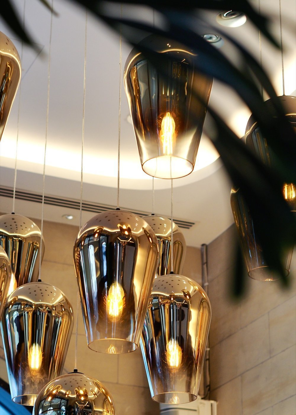 Подвесной дизайнерский светильник  FADE by Tom Dixon (бронзовый)