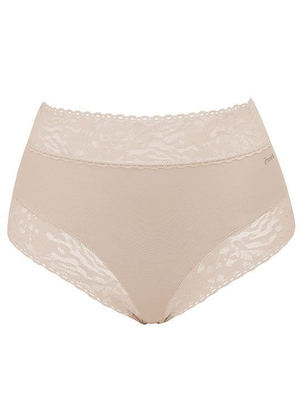 Высокие трусики-слипы с кружевной отделкой Soft lace (Размер: XXL) (Цвет: белый)