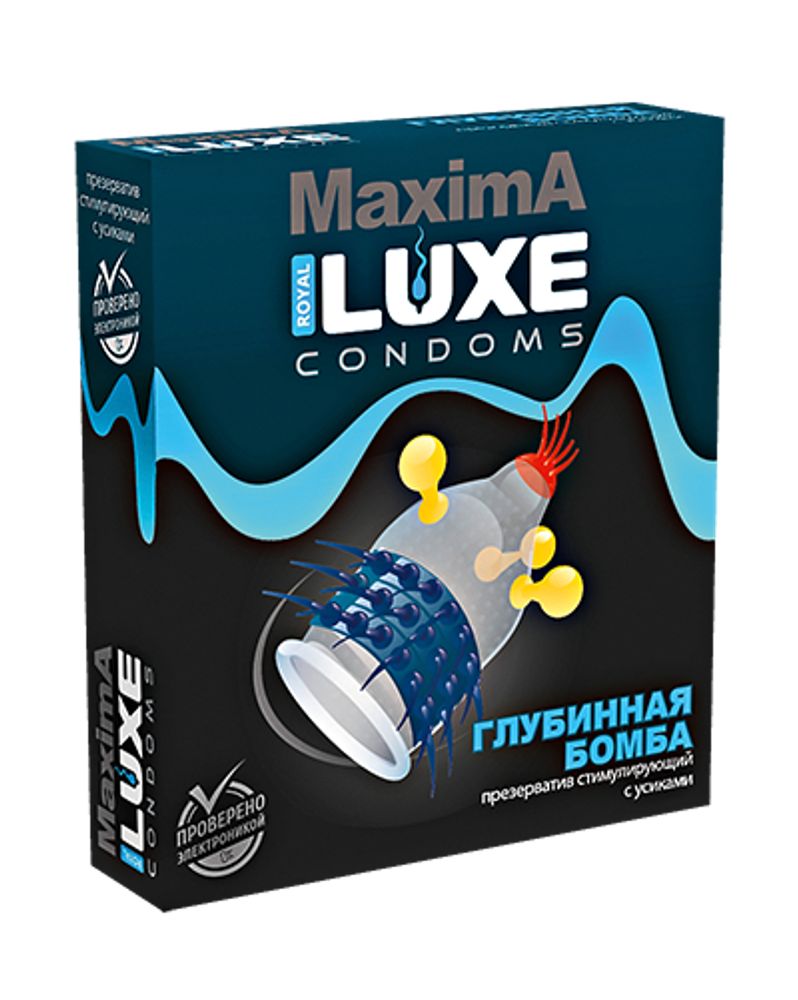 Презерватив Luxe Maxima Глубинная бомба 1 шт.