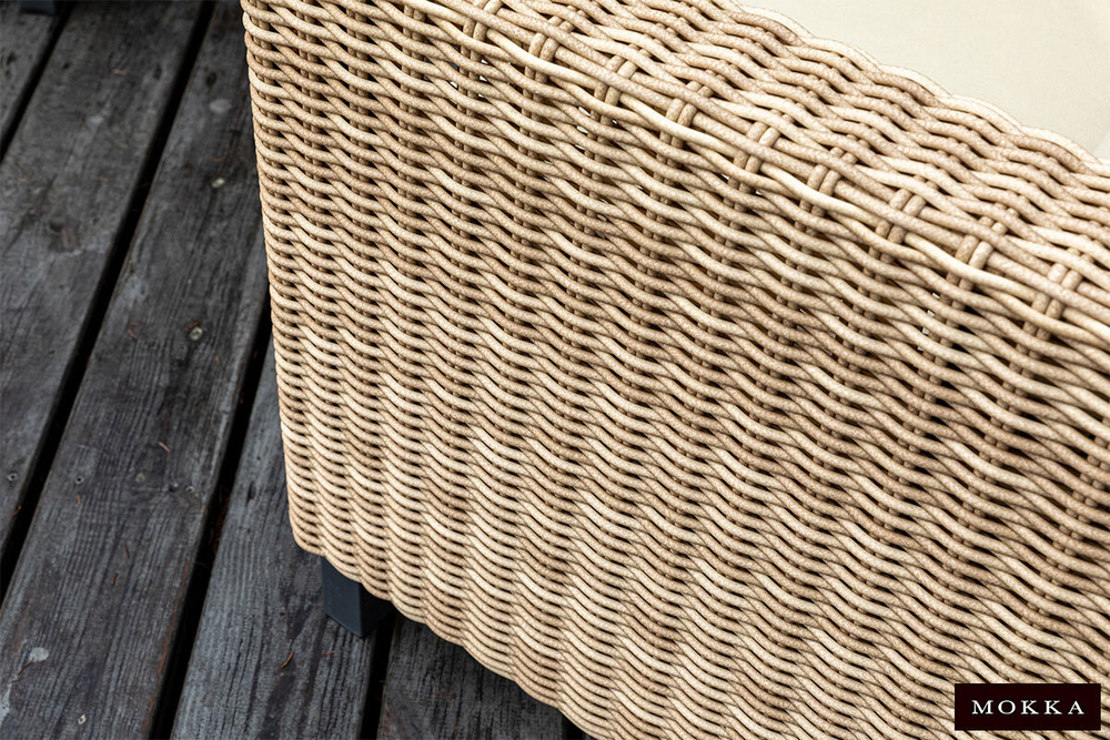 Комплект плетеной мебели MOKKA BELLA LOUNGE, соломенный