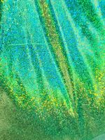 Блёстки Глиттеры 804-1.0мм - Зелёный голографик - универсальные