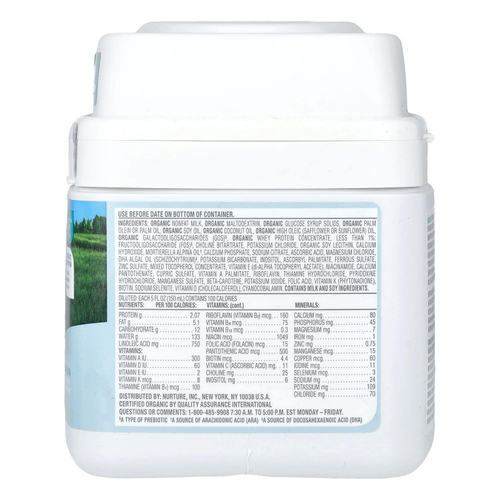 Happy Family Organics, Happy Baby, органическая детская смесь с железом, для детей от 0 до 12 месяцев, 595 г (21 унция)