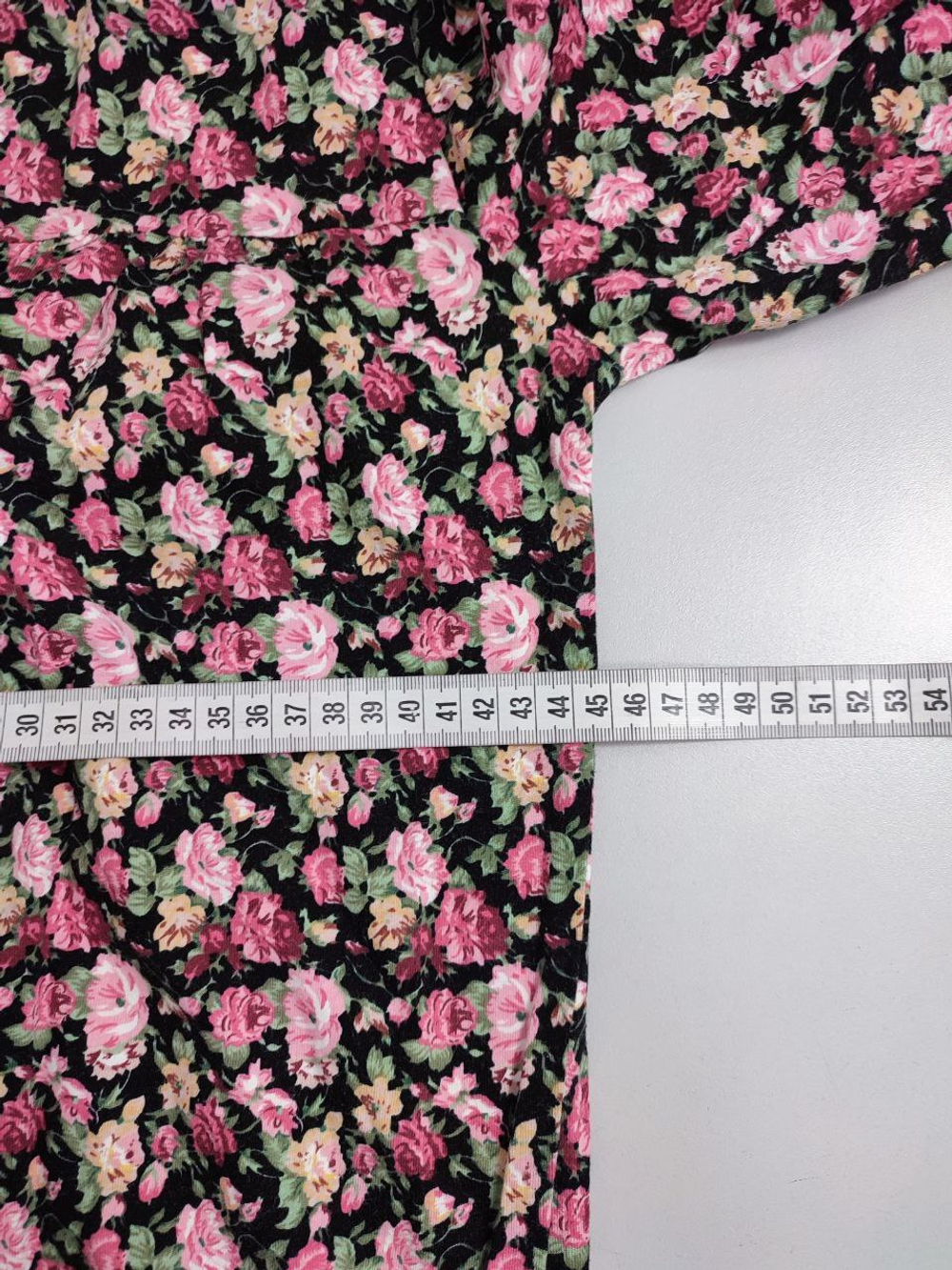 Блузка с цветочным принтом 44 размер