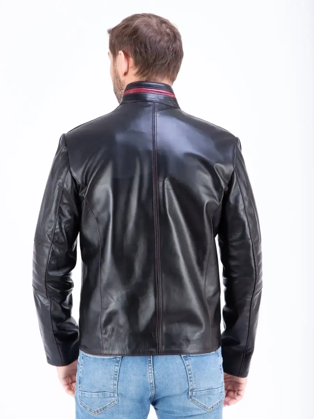 Куртка мужская из натуральной кожи