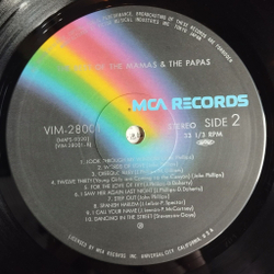 Винтажная виниловая пластинка LP The Best Of The Mamas and The Papas (Japan 1980) (Obi) Twelve Thirty