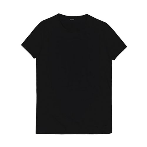 Мужская футболка черная HOM Supreme Cotton 40-1330-0004