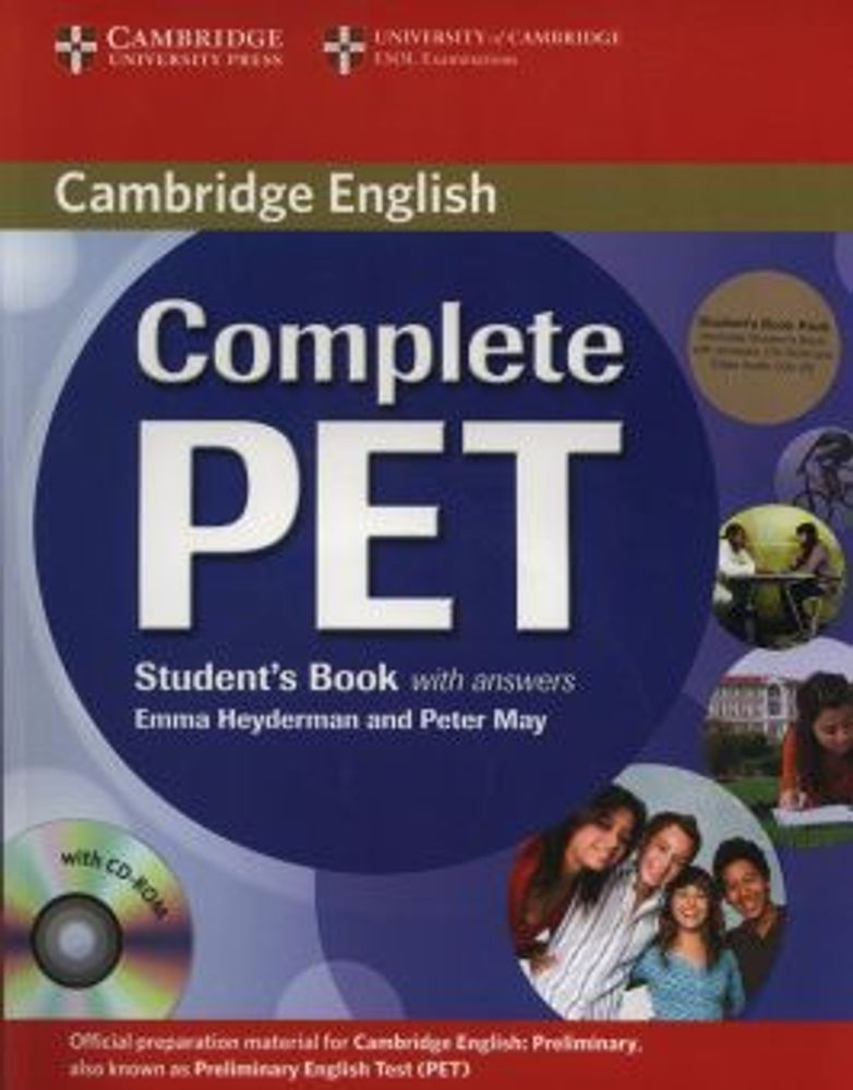 Complete PET Student&#39;s Book Pack (Student&#39;s Book with answers with CD-ROM and Audio CDs (2)