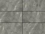 Глазурованный керамогранит Arcadia Ceramica Pulpis Nero Carving 60x120 см 1.44 м² матовый цвет серебристый