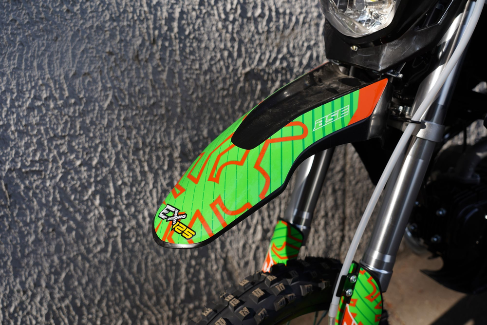 Питбайк BSE EX 17/14 Green Orange Ant (040)