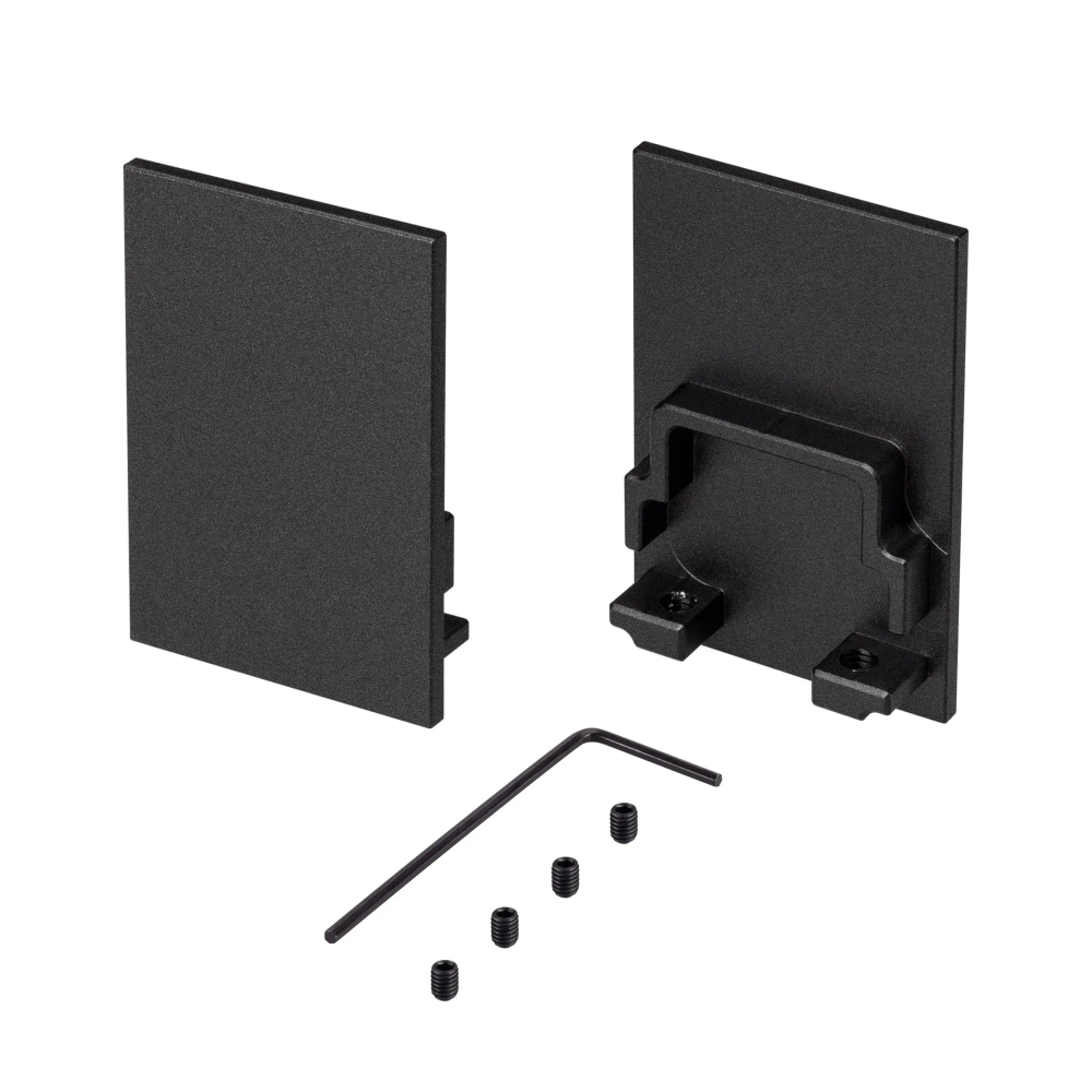 Заглушка SL-COMFORT-3551 BLACK глухая (Arlight, Металл) 031794(1)