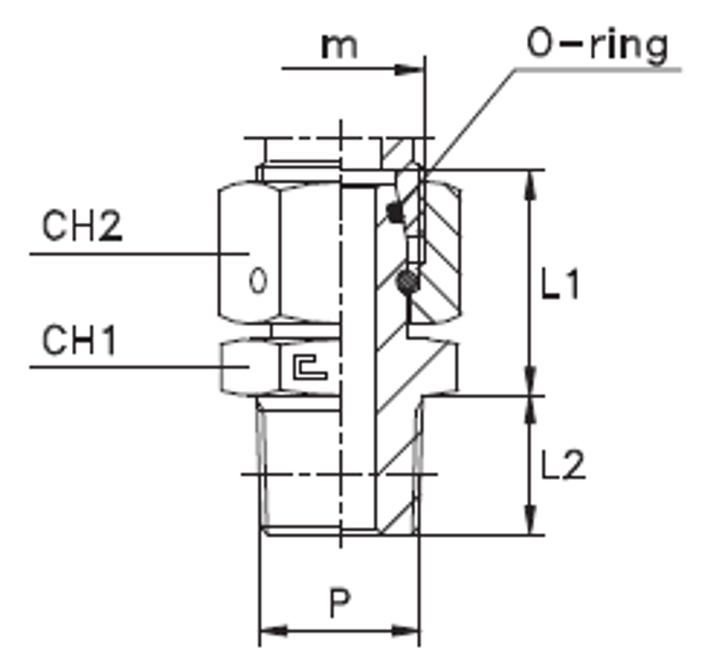 Штуцер FNС DL06 NPT 1/8 - 12x1.5