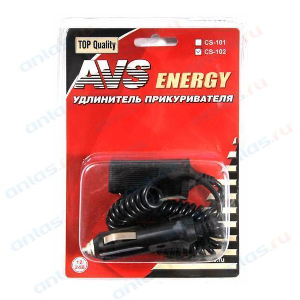 Удлинитель прикуривателя 12/24 В AVS CS102