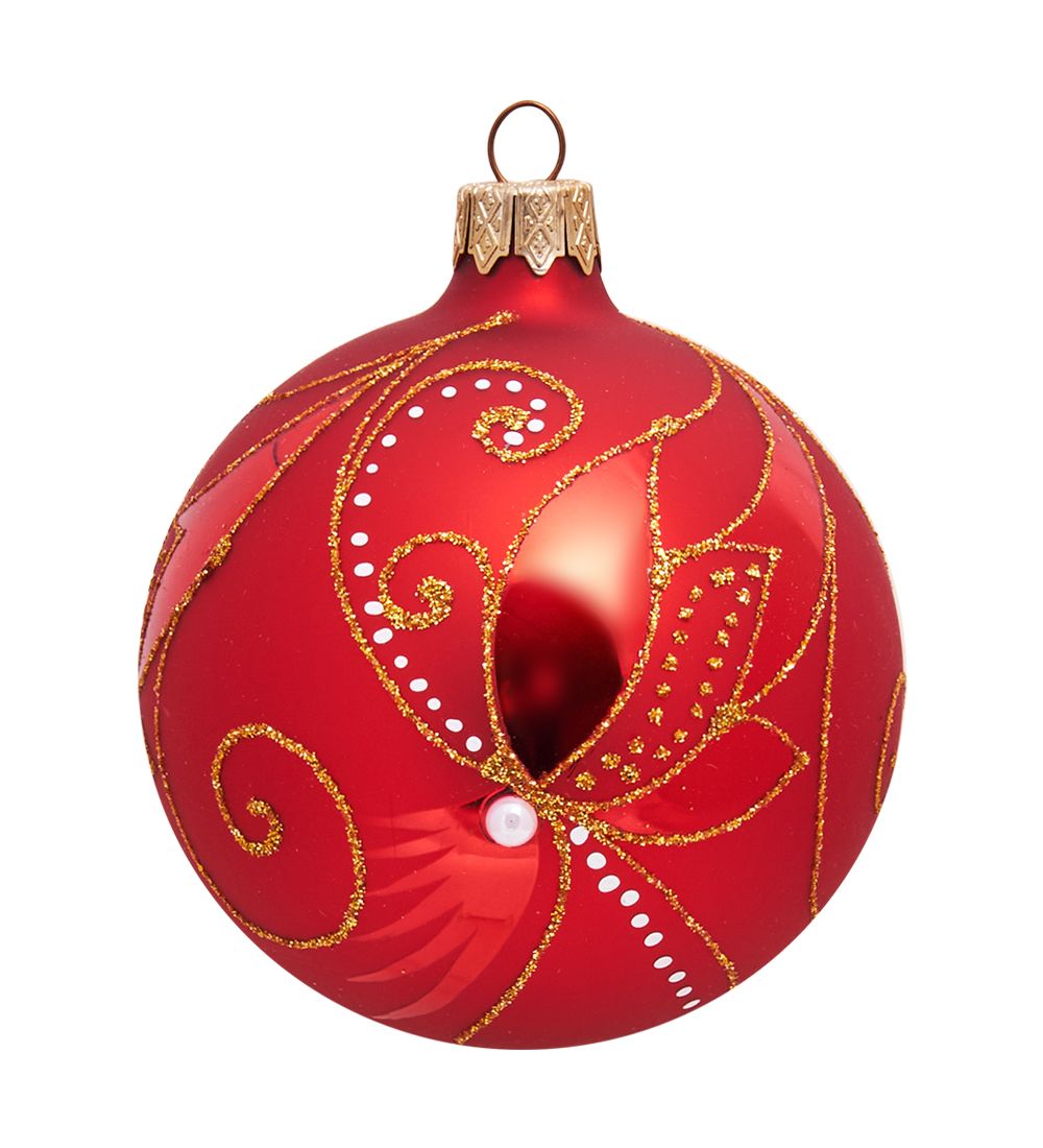 Элита НФШ-1356 Набор ел.украшений Шар 2шт «Цветок» 80 мм