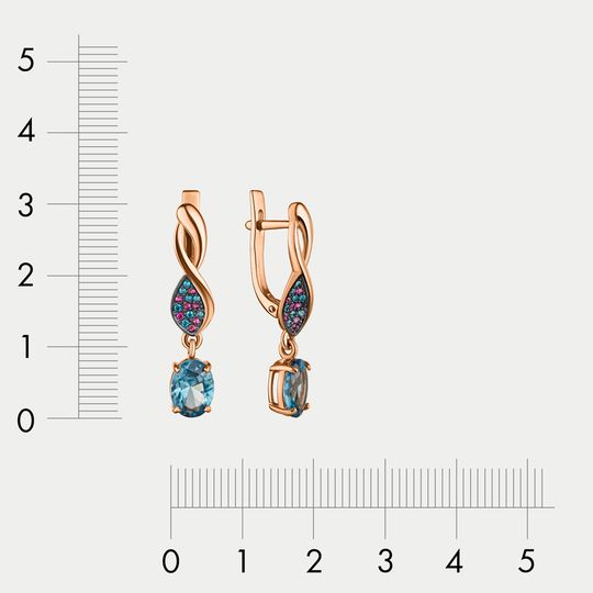 Серьги золотые