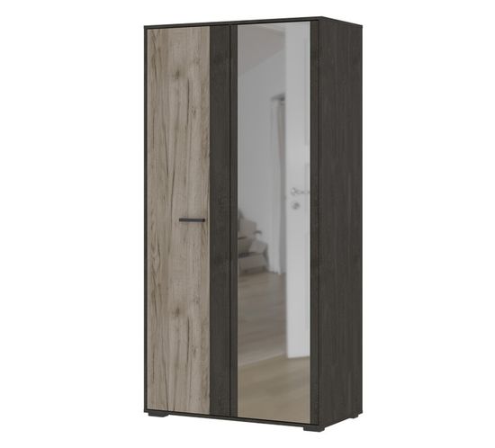 ЭДИНБУРГ ШК 02 Шкаф 2х створчатый с зеркалом