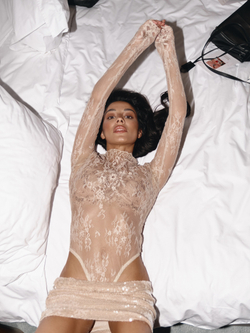 Боди кружевное