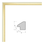 Фоторамка 10х15 см, золото, без фактуры, арт. 1015.683819