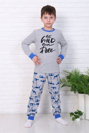 Пижама с брюками для мальчика Гризли
