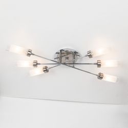 Citilux Хеликс CL109161 Люстра потолочная Матовый Хром