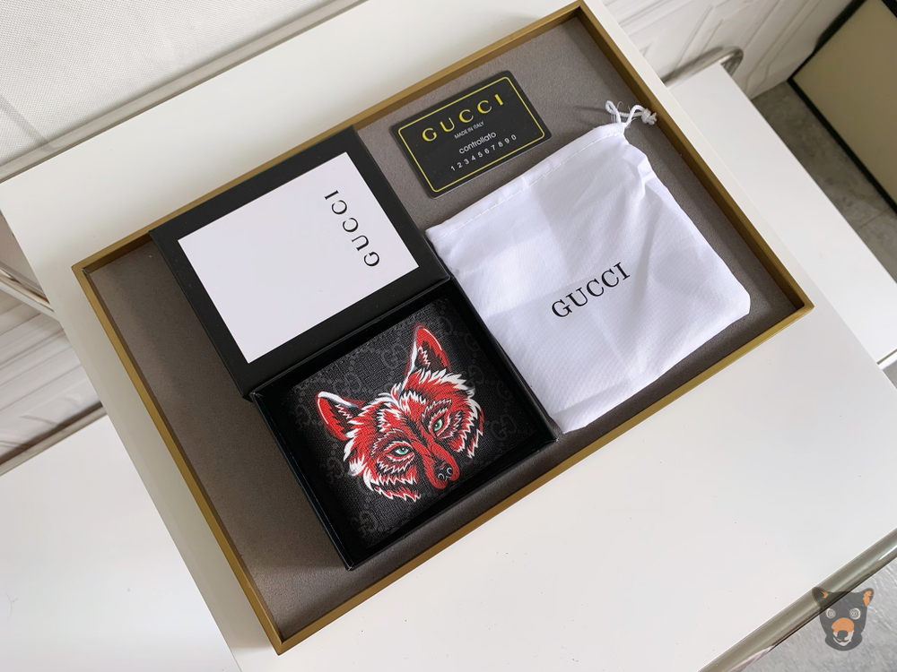 Бумажник Gucci "Wolf" mini