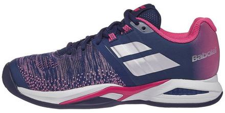 Женские Кроссовки теннисные Babolat Propulse Blast Clay Women - estate blue/fandango pink