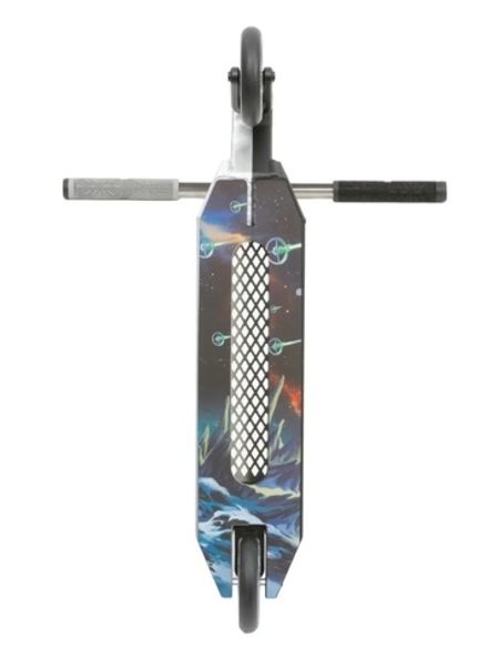 Трюковой самокат Комета Эфир черно-серый