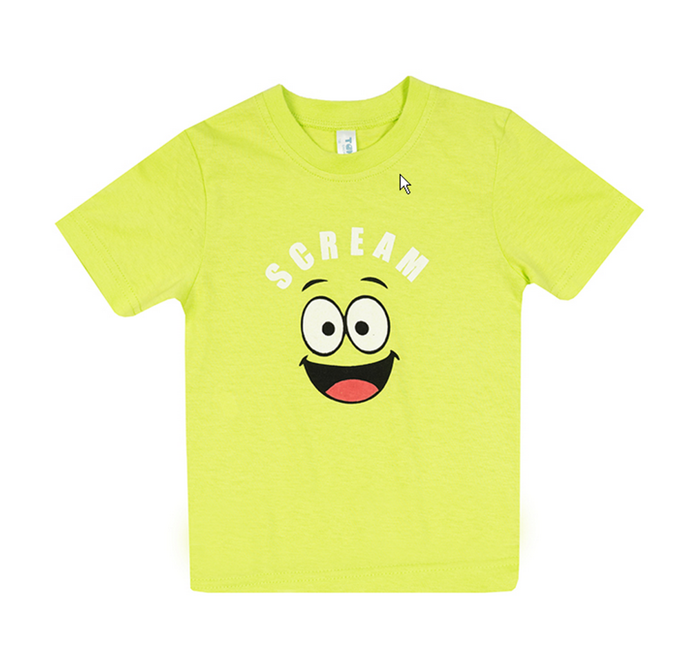 Футболка для мальчика р. 128 "Смайлик" (салатовый) (Takro), 1 шт.