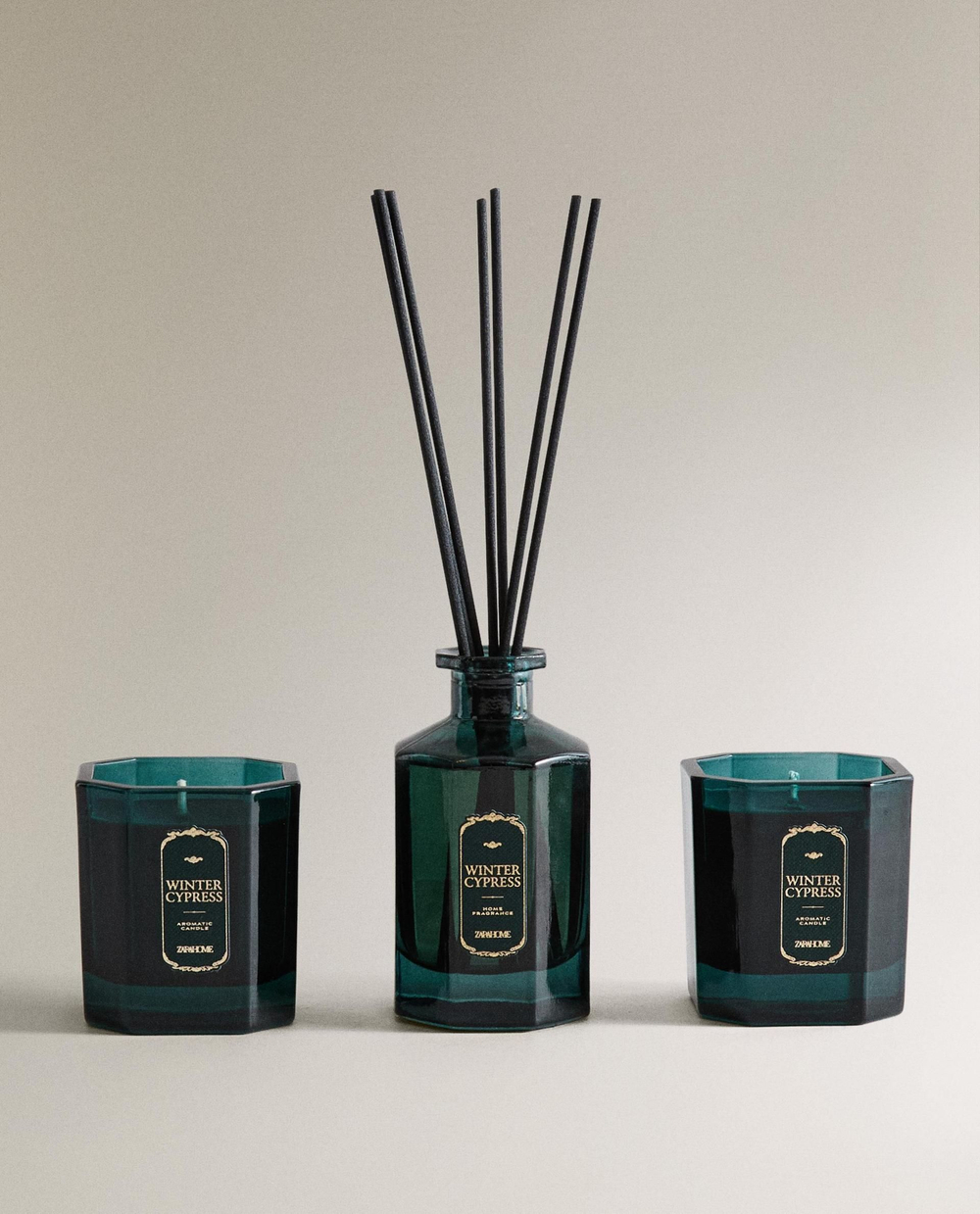 Zara Home - Комплект подарочного кофра winter cypress (комплект из 3 предметов),