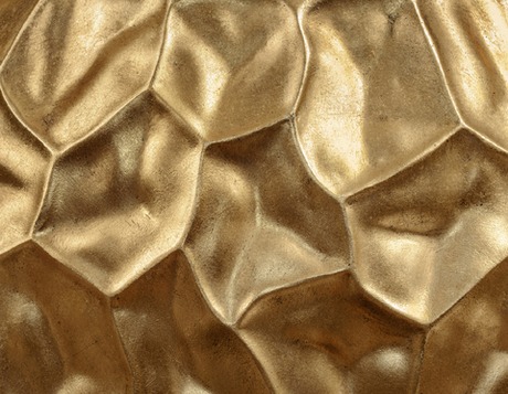 Кашпо TREEZ Effectory - Metal - Плоская сфера Design Crumple